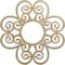 Ekena Millwork Cohen Wood Fretwork Pierced Ceiling Medallion, Birch, 32"OD x 11"ID x 3/8"T CMWP32X32X0375COBI - alternate 1